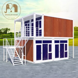 Prefabricated Orange Container House: A Durable and Spacious Dormitory Solution