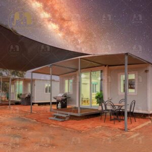Prefab Double Wing Folding House For Hotel