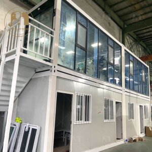 Low Cost Temporary Office In Workshop