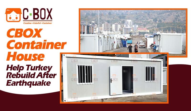 CBOX Container Houses Help Turkey Rebuild After Earthquake