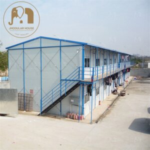 Temporary K Type Prefab House With Sandwich Panel