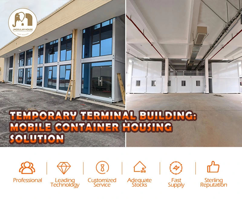 temporary terminal building