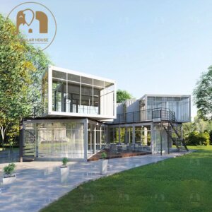 المنازل الجاهزة الحديثة المسطحة