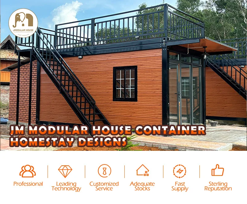 JM Modular House Container Homestay Designs