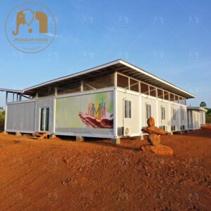 Container Dormitory Design for Humanitarian Aid and Camps
