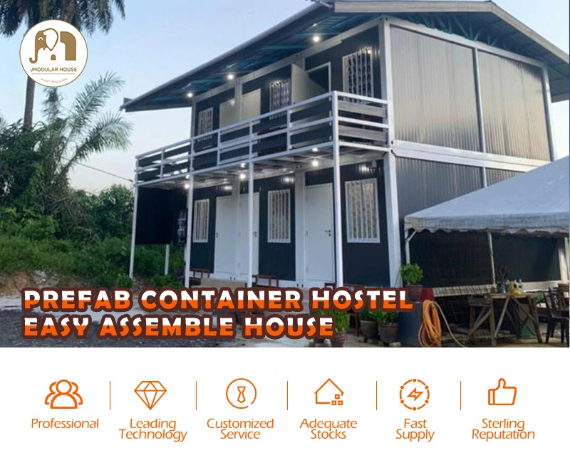 Modular Hostel Prefab Container Hostel บ้านประกอบง่าย