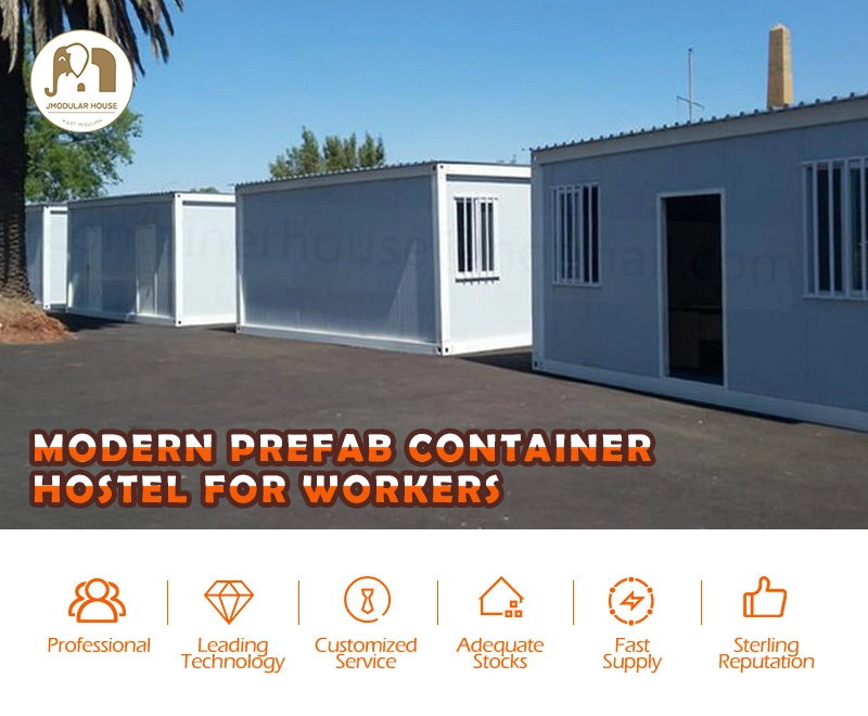 Modular Hostel โฮสเทลคอนเทนเนอร์สำเร็จรูปที่ทันสมัยสำหรับคนงาน