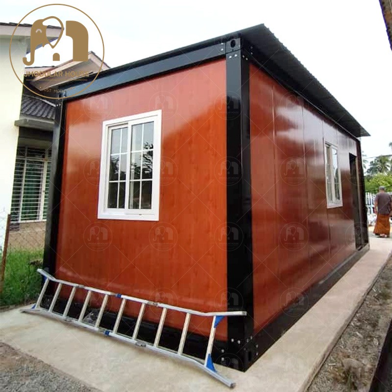 Black Frame Container House with Parking Space - Image 3