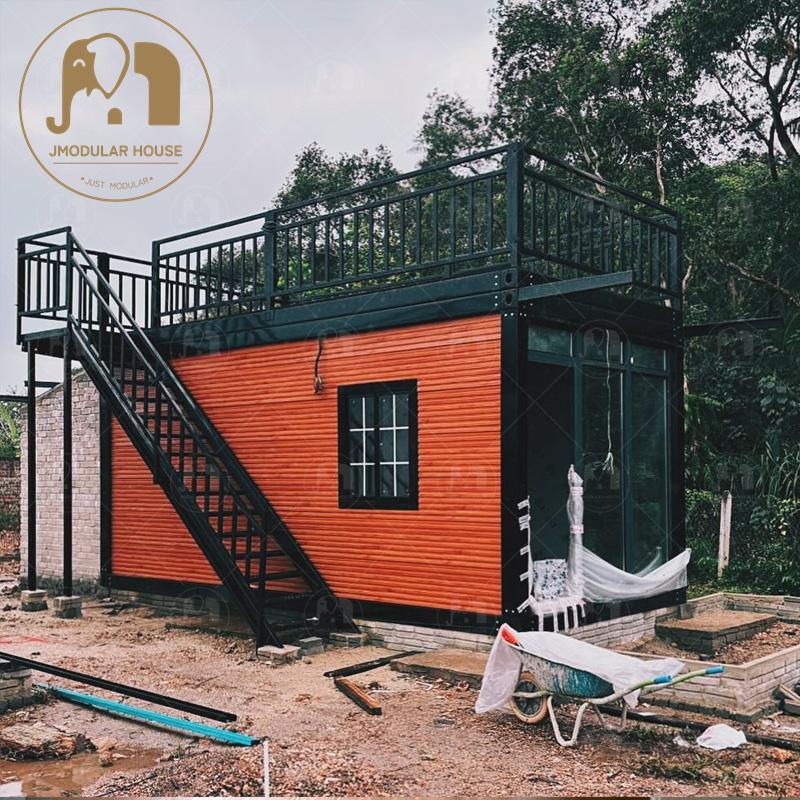 Black Frame Container House with Parking Space - Image 5