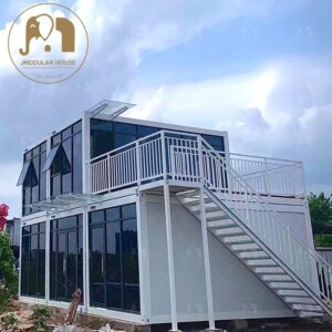20ft Glass Wall Container House—Foldable, Pre Manufactured