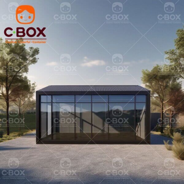 Modern Sloping Roof Container Building, Built to Last - Image 4