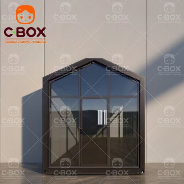 Modern Sloping Roof Container Building, Built to Last - Image 5