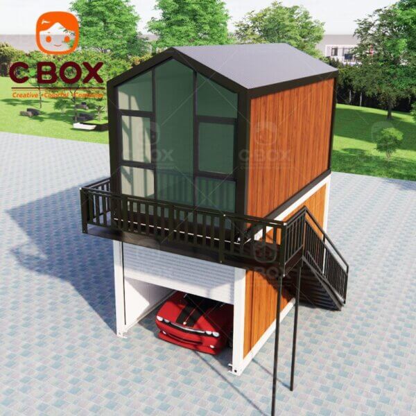 Modular Container Hotel Design With Roof and Style - Image 4