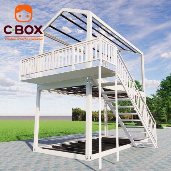 Modular Container Hotel Design With Roof and Style - Image 5