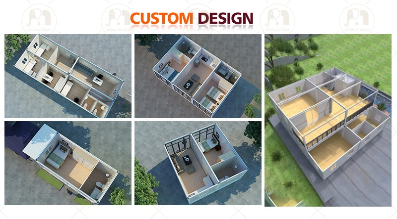 Modern Sloping Roof Container Building, Built to Last