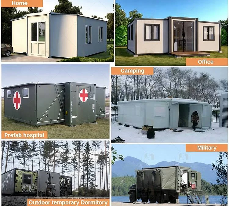 Folding Double-Wing Container Home Expandable Villa