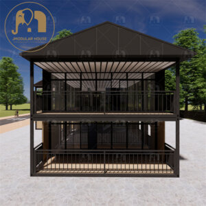 Glass Container Office Prefab Flat Pack Home