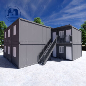 Prefab Albergue de Envase Modular Dormitory Edificio