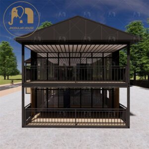 Glass Container Office Prefab Flat Pack Home