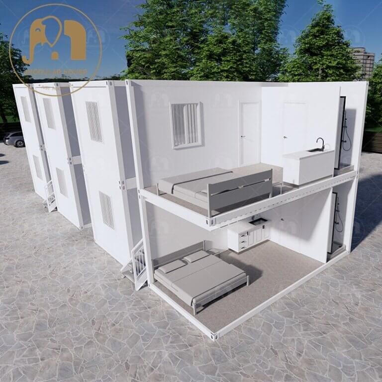 Prefab Container Hotel Room Detachable Modular Housing