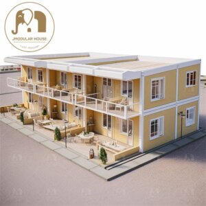Модульный контейнерный дизайн общежития для рабочих