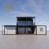 Double Decker Portable Office Prefab Container Villa