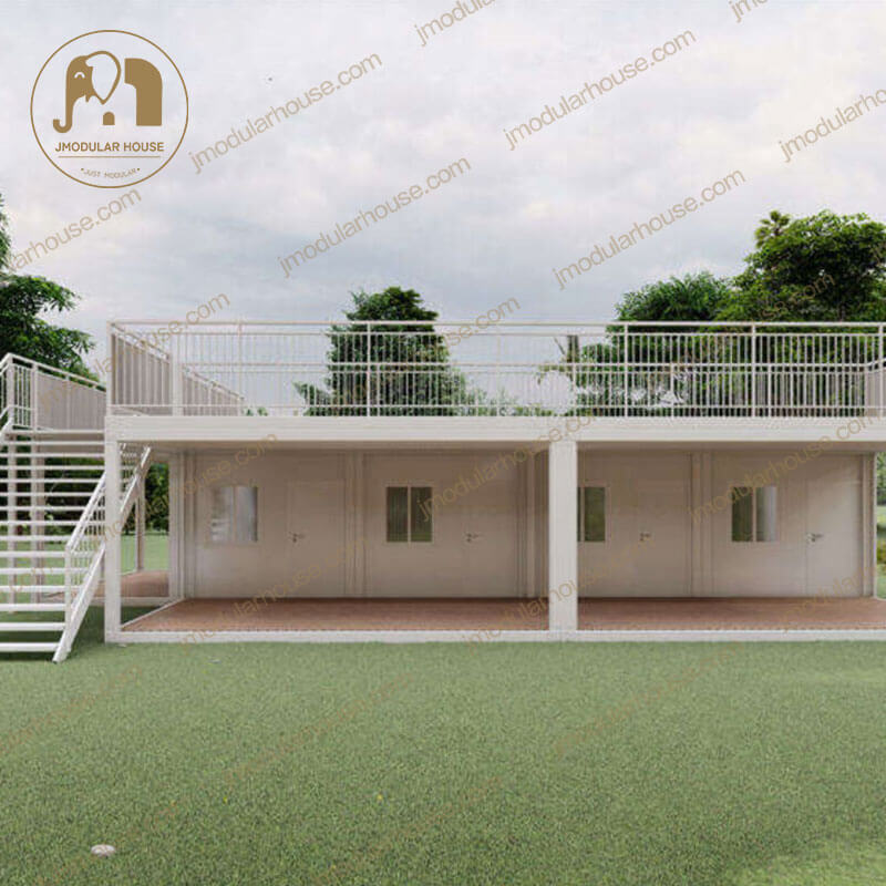 Two Story Modular Dormitory Eco-Friendly Living Space