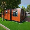 Expandable Container Living Unit Durable Steel Frame House