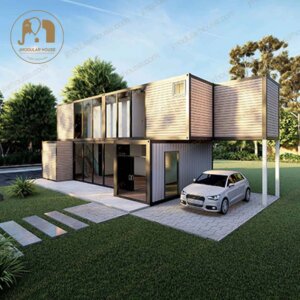 Modular Villa Container House Flat Pack For Sale