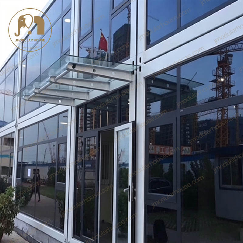 Glass Wall Container House Design Prefab Office Buildings - Image 4