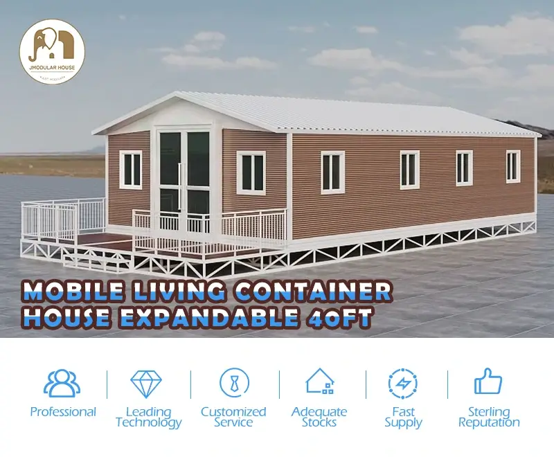 expandable container living unit