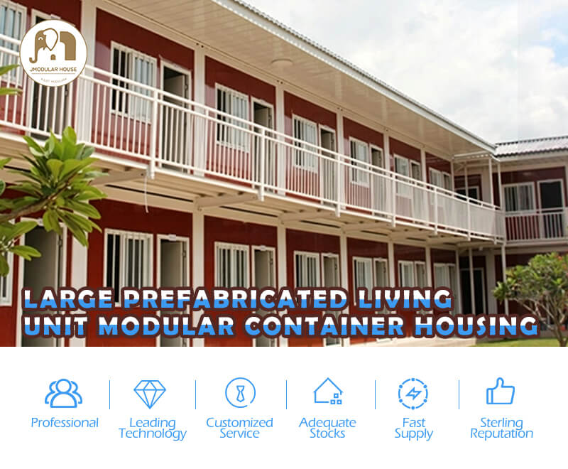 large prefabricated living unit